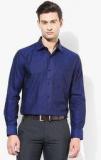 Arrow Navy Blue Regular Fit Formal Shirt Men