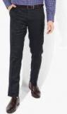 Arrow Navy Blue Solid Slim Fit Formal Trouser men