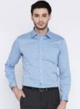 Arrow New York Blue Printed Regular Fit Formal Shirt Men