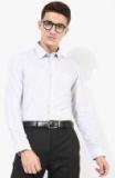 Arrow New York Grey Printed Slim Fit Formal Shirt men