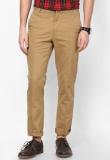 Arrow New York Khaki Slim Fit Formal Trouser Men