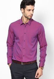 Arrow New York Lavender Formal Shirt Men