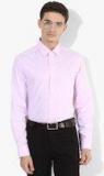 Arrow Pink Striped Regular Fit Casual Shirt Men