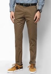 Arrow Sports Olive Chinos Men