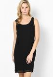 Arrow Woman Black Sleeve Less Dress Women