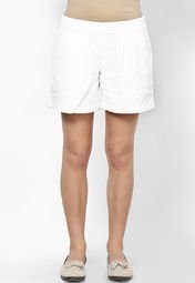 Arrow Woman White Shorts women