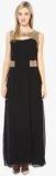 Athena Black Colored Embellished Maxi Dress Women