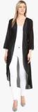 Athena Black Solid Shrug Women