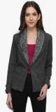 Athena Dark Grey Solid Blazer women