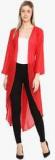 Athena Red Solid Shrug women