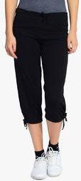 Ativo Black Solid Capri Women