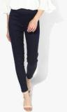 Aurelia Navy Blue Solid Jeggings women