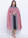 Aurelia Red Striped Dupatta Women