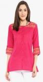 Avaana Pink Printed Tunic women