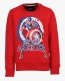 Avengers Red Sweatshirt Boys