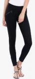 Avirate Black Solid Jegging women