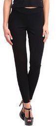 Avirate Solid Black Trouser Women