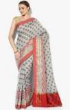 Avishi Grey Printed Saree Women