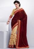 Bahubali Brown Embroidered Saree Women