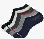 Balenzia Men's Pack Of 5 Multicoloured Low Cut Socks