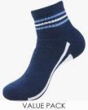 Balenzia Pack Of 5 Multicoloured Striped Above Ankle Socks Men