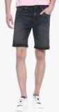 Basics Blue Washed Shorts Men