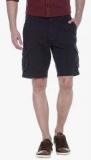 Basics Dark Grey Solid Regular Fit Shorts men