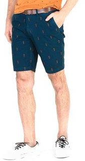 Basics Life Solid Green Shorts men