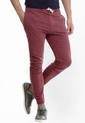 Basics Life Solid Red Track Pant men