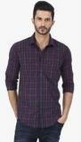 Basics Multicoloured Checked Casual Shirt Men