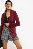 Bcbgeneration Maroon Solid Shrug Women