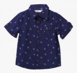 Beebay Navy Blue Casual Shirt Boys