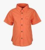 Beebay Orange Casual Shirt boys