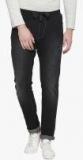 Beevee Black Solid Track Pant men