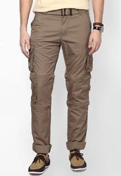 Beevee Brown Cargo Men