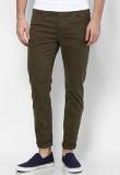 Being Human Clothing Solid Green Chinos Men