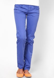 Being Human Clothing Violet Indigo Solid Chinos women