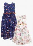 Bella Moda Pack Of 2 Multicoloured Casual Dress Girls