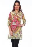 Belle Fille 3/4Th Sleeve Printed Multi Tunic Women