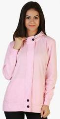 Belle Fille Pink Solid Hoodie women