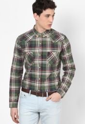 Bellfield Tartan Check Casual Shirt Men