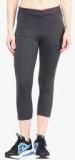 Berge Grey Solid Capri women