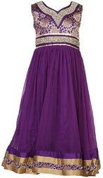 Betty Lavender Party Wear Gown Girls