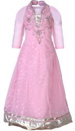 Betty Pink Party Dress With Separate Inner Girls