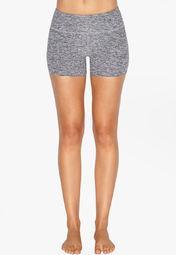 Beyond Yoga Grey Solid Shorts women