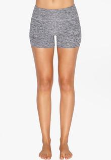 Beyond Yoga Grey Solid Shorts women