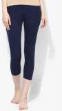 Beyouty 4Way Stretch Navy Blue Solid Current Leggings