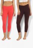 Beyouty 4Way Stretch Pack Of 2 Multicoloured Leggings