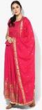 Biba Pink Self Pattern Salwar Kameez Dupatta women