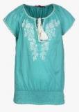 Biba Turquoise Casual Top Girls